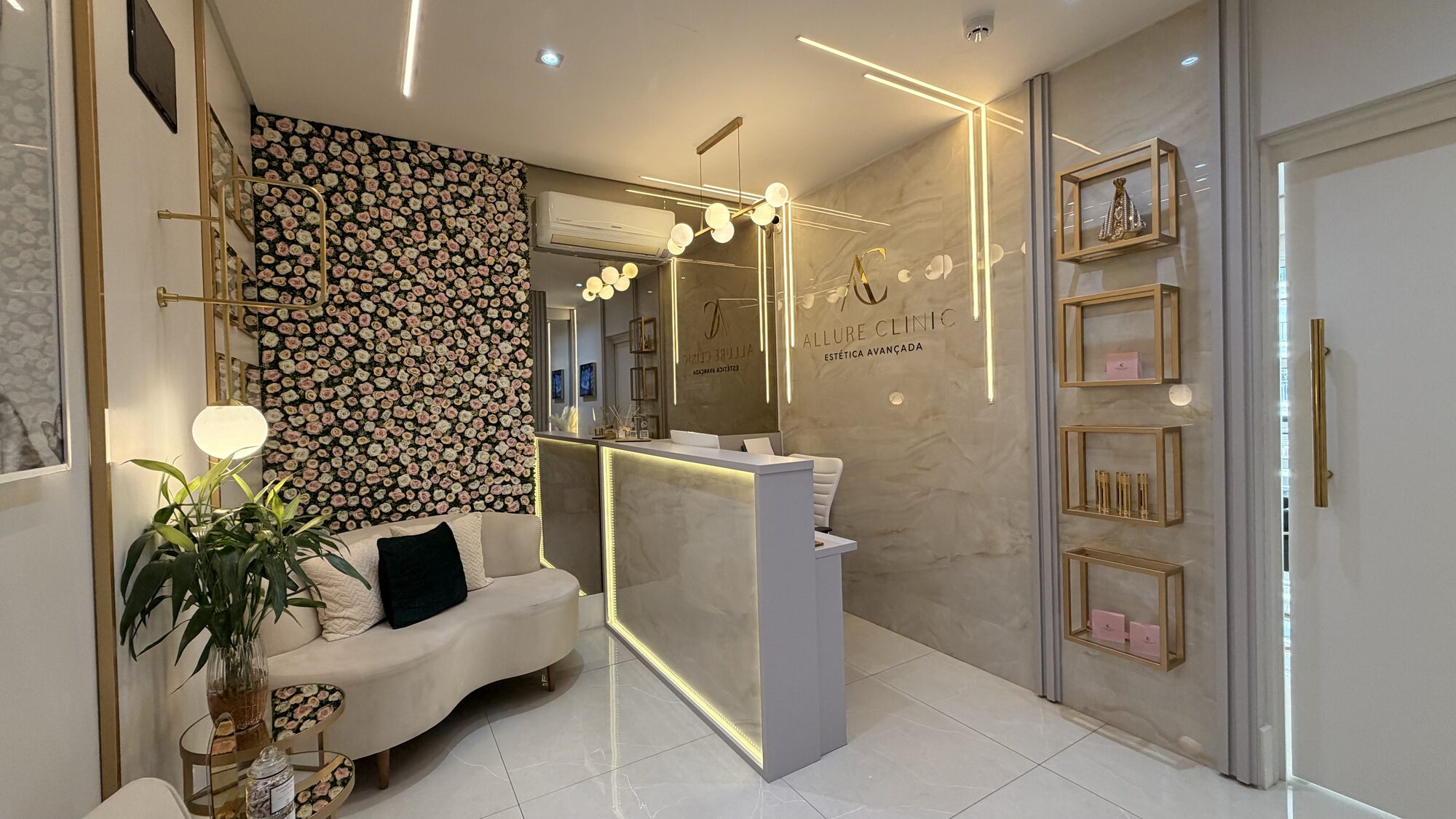 Recepção da Allure Clinic em Moema