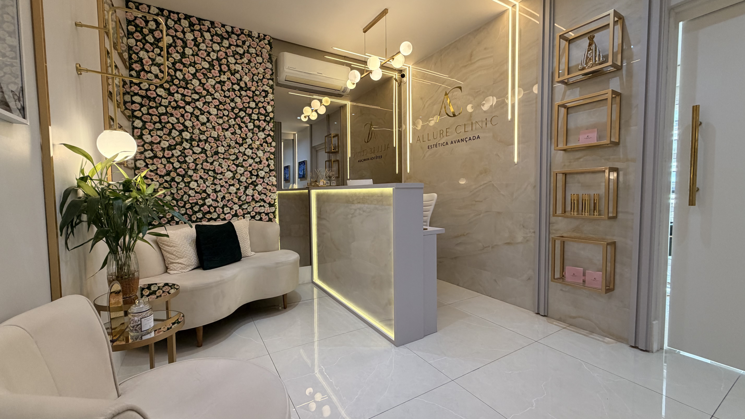 Recepção da Allure Clinic